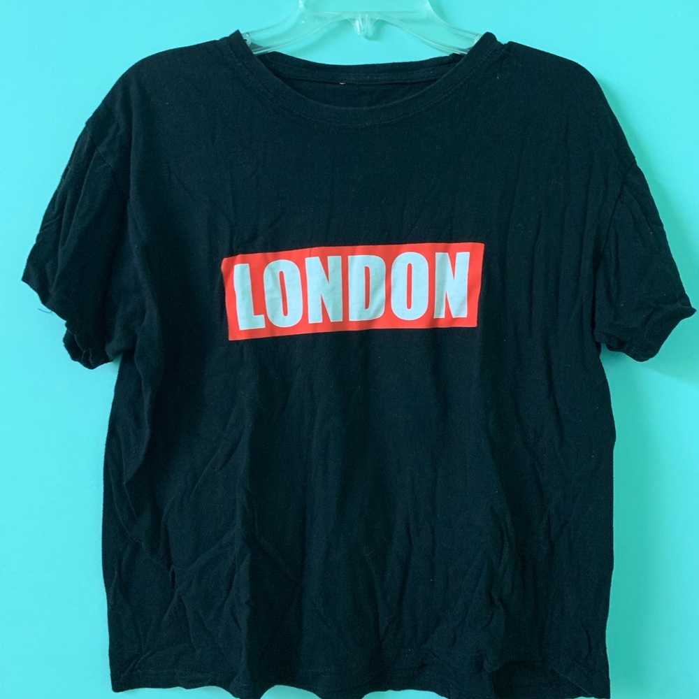 London black T-shirt
